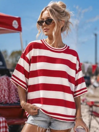 Women's Gameday Stripe Top