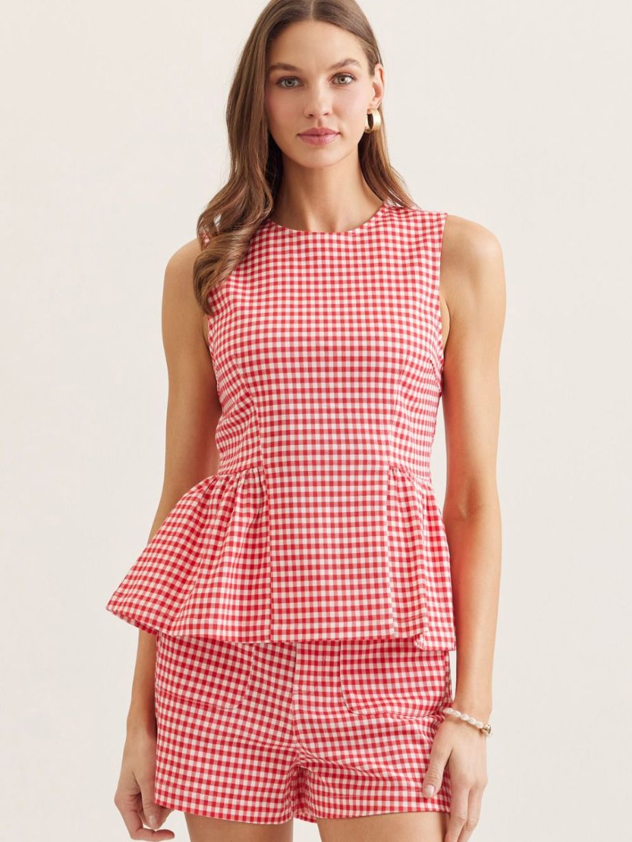 Women's Raider Check Top