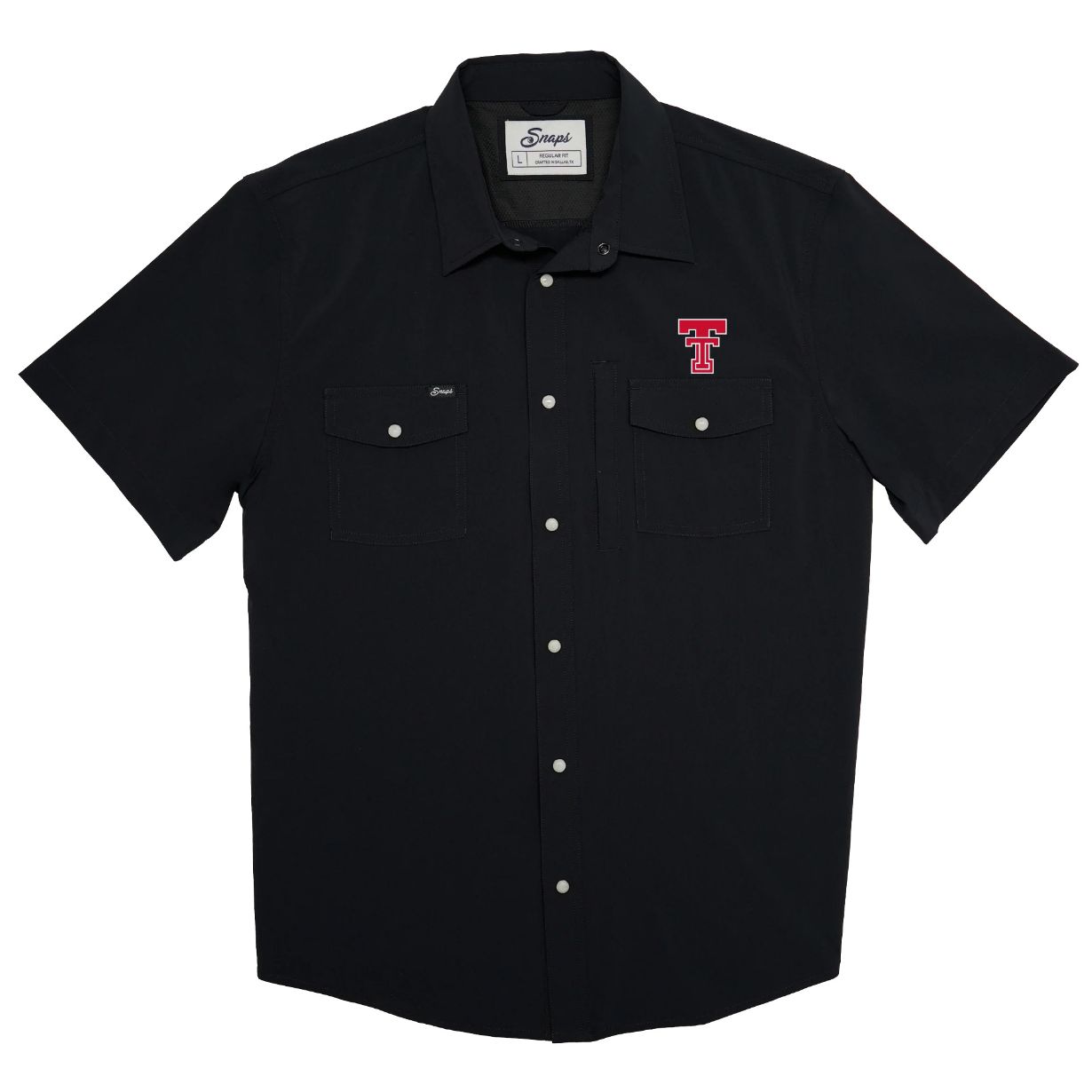 Men's Snaps Texas Tech Tailgater S/S Shirt