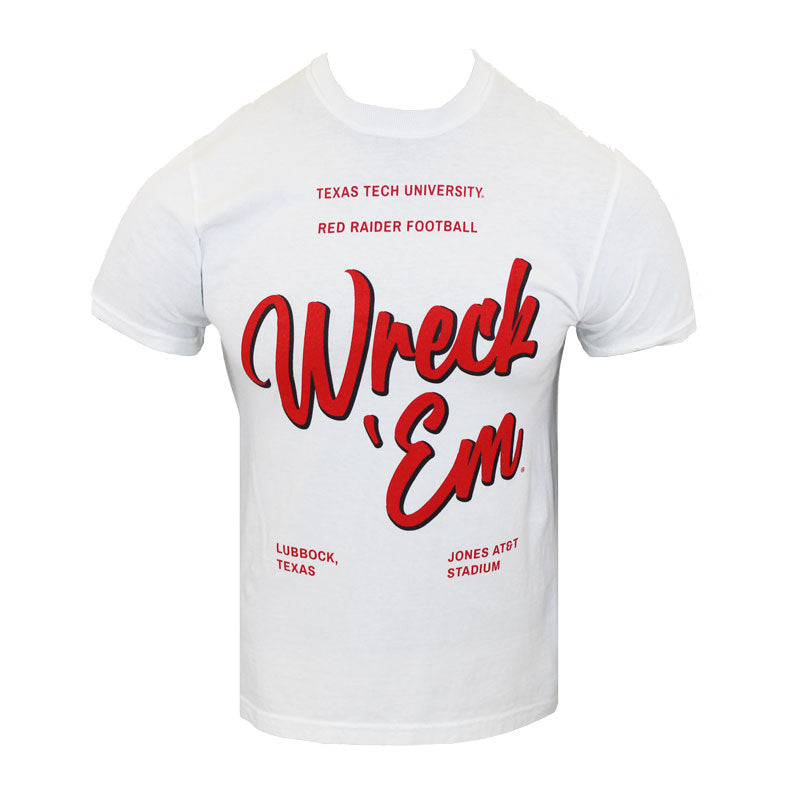 Adult QuarterFour Texas Tech Football Wreck 'Em S/S Tee