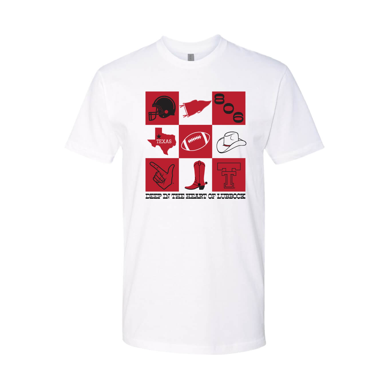 Women's QuarterFour Texas Tech Heart of Lubbock S/S Tee