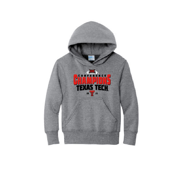 Youth QuarterFour Texas Tech Big 12 Champions Hoodie