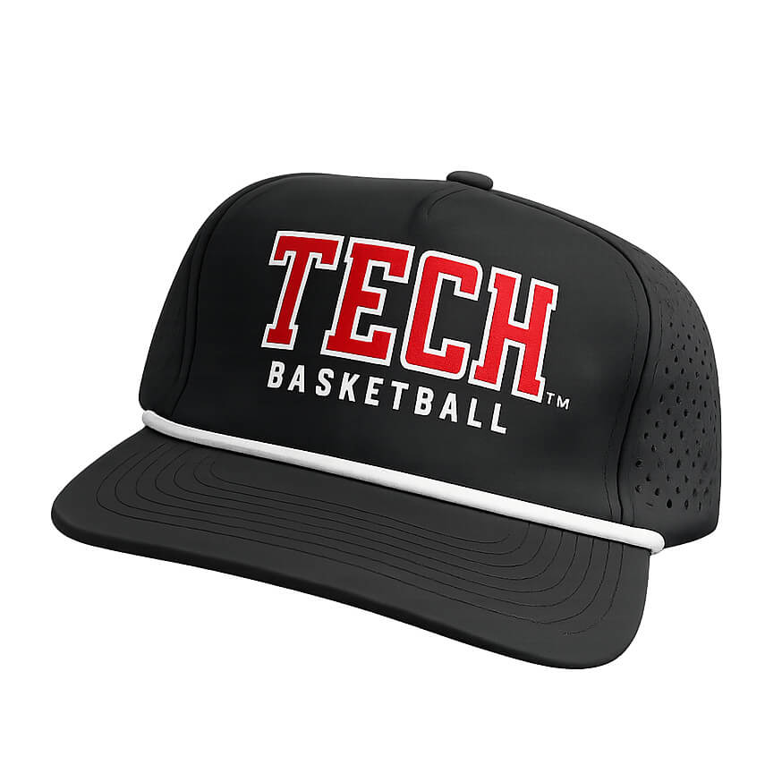 Adult QuarterFour Texas Tech Basketball Rope Cap