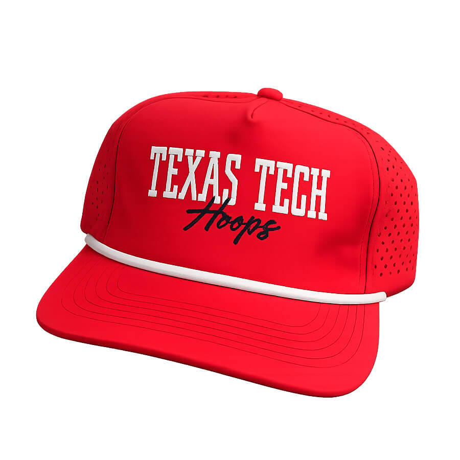 QuarterFour Texas Tech Hoops Rope Cap