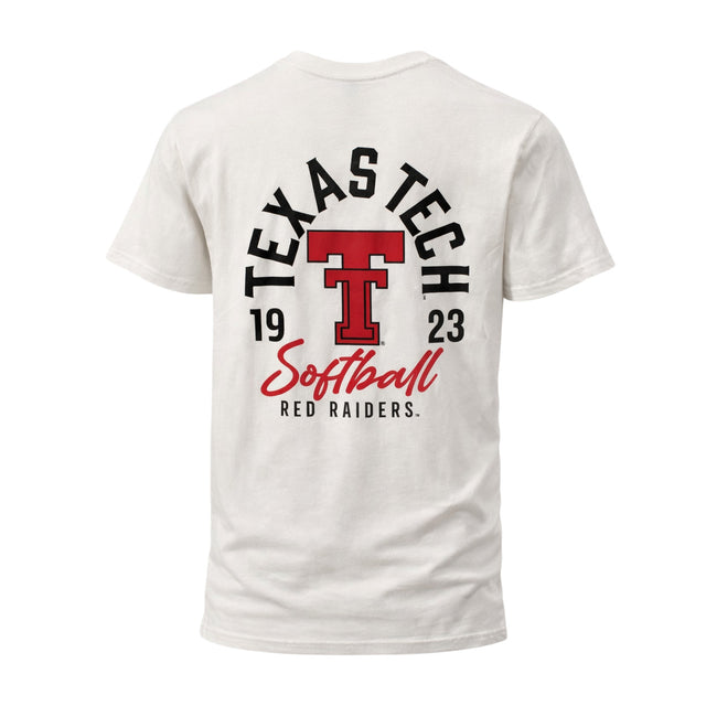 Adult QuarterFour Texas Tech Vintage Softball S/S Tee