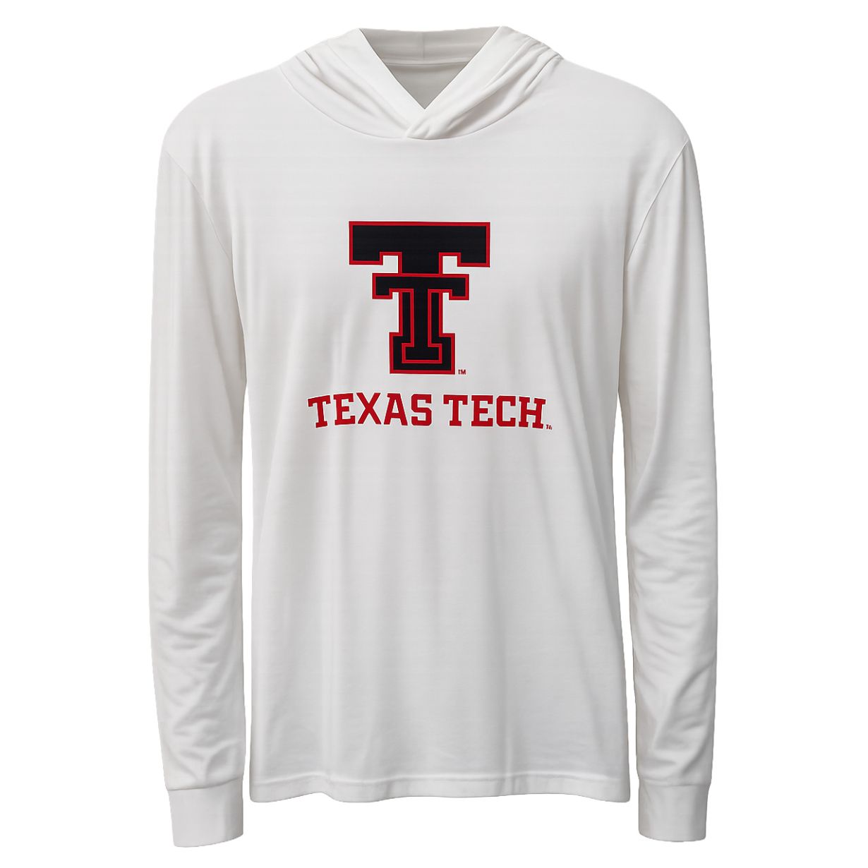 Adult QuarterFour Texas Tech Double T L/S Hoodie Tee