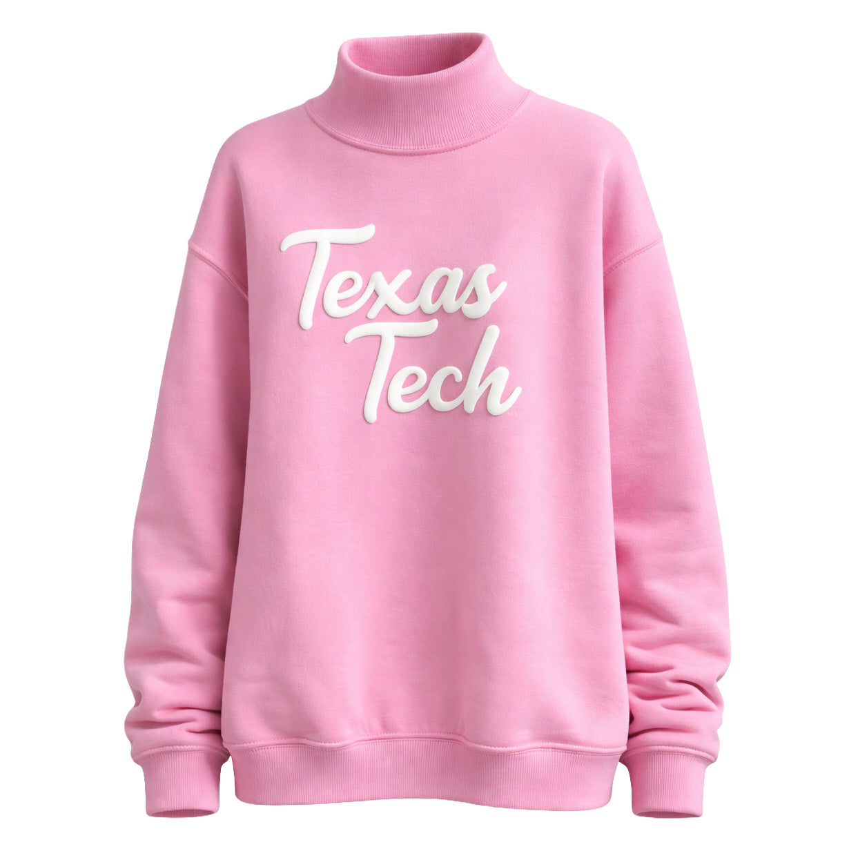 Women's QuarterFour Texas Tech Spring Puff Mock Neck