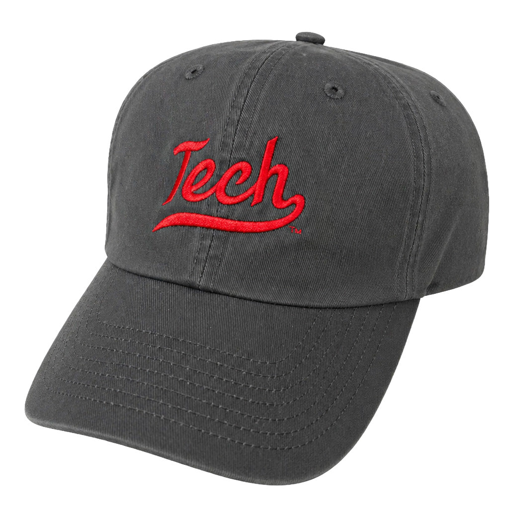 Adult QuarterFour Texas Tech Script Clean Up Cap