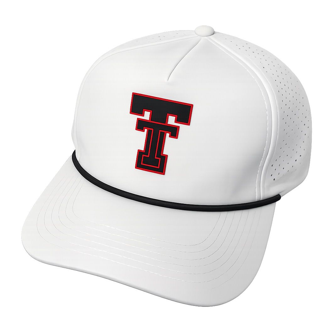 Adult QuarterFour Texas Tech Double T Rope Cap