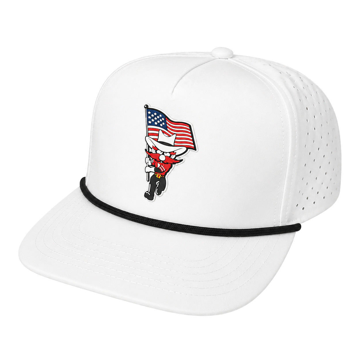 Adult QuarterFour Texas Tech USA Raider Red Rope Cap