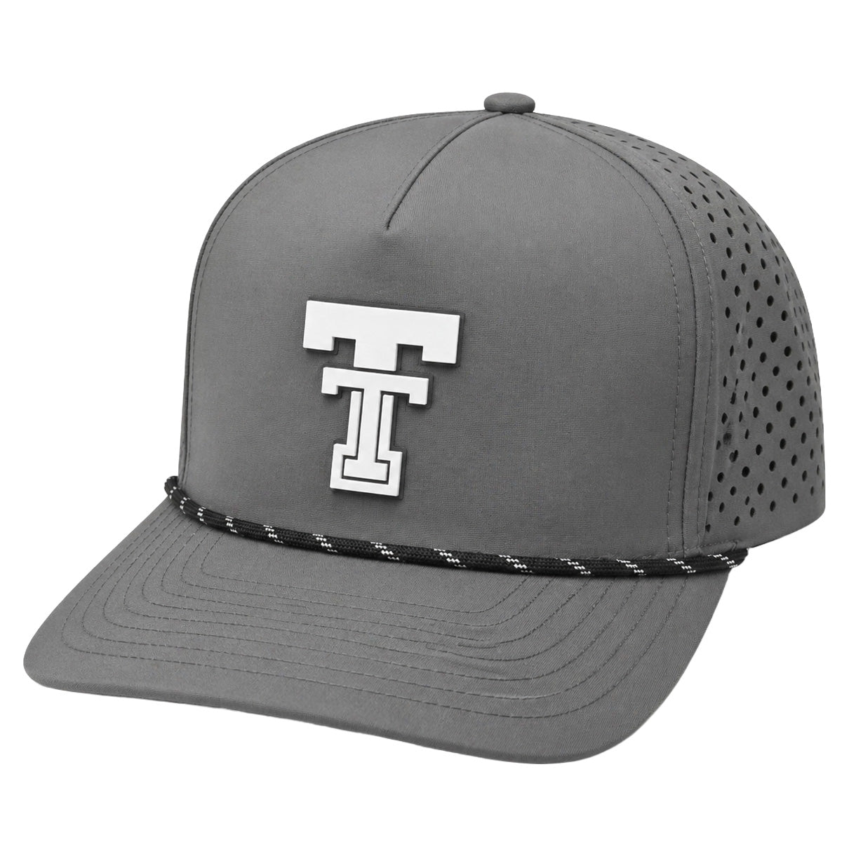 Adult QuarterFour Texas Tech Double T Blackhawk Rope Cap