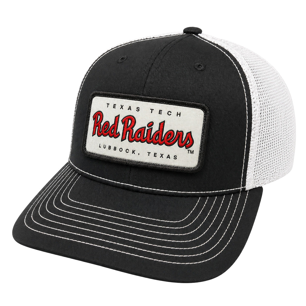 Adult QuarterFour Texas Tech Red Raiders Patch Trucker Cap