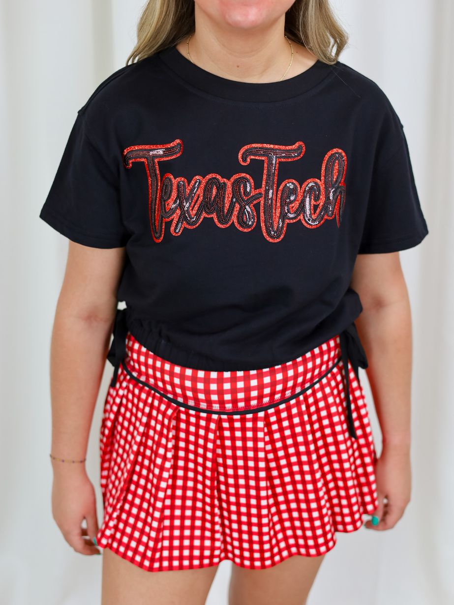 Women's Texas Tech Crew Tie Top
