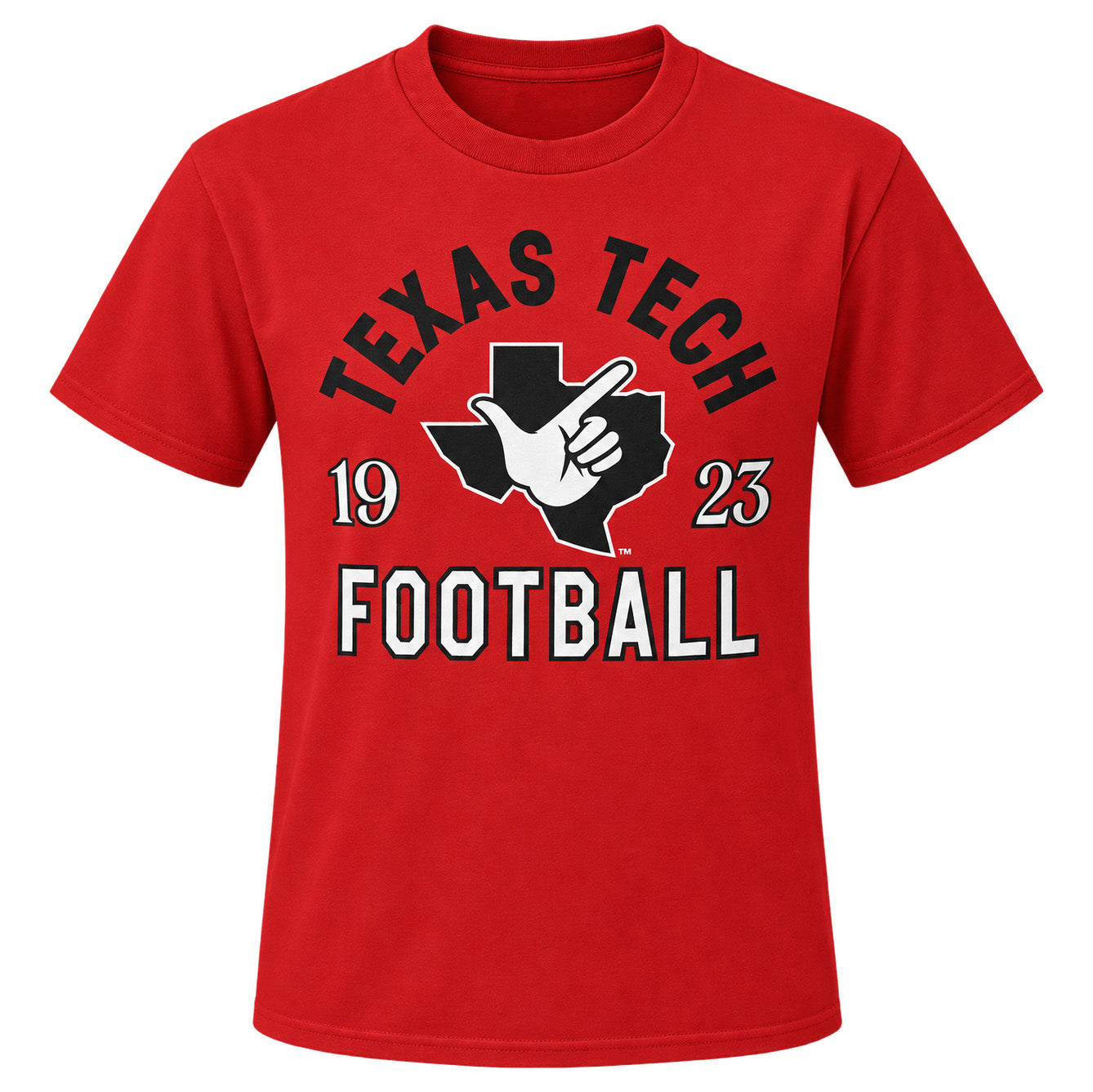 Adult QuarterFour Texas Tech Football Guns Up Tee