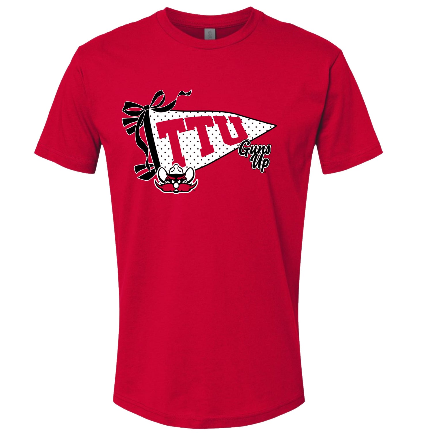Women's QuarterFour Texas Tech Guns Up Pennant Tee