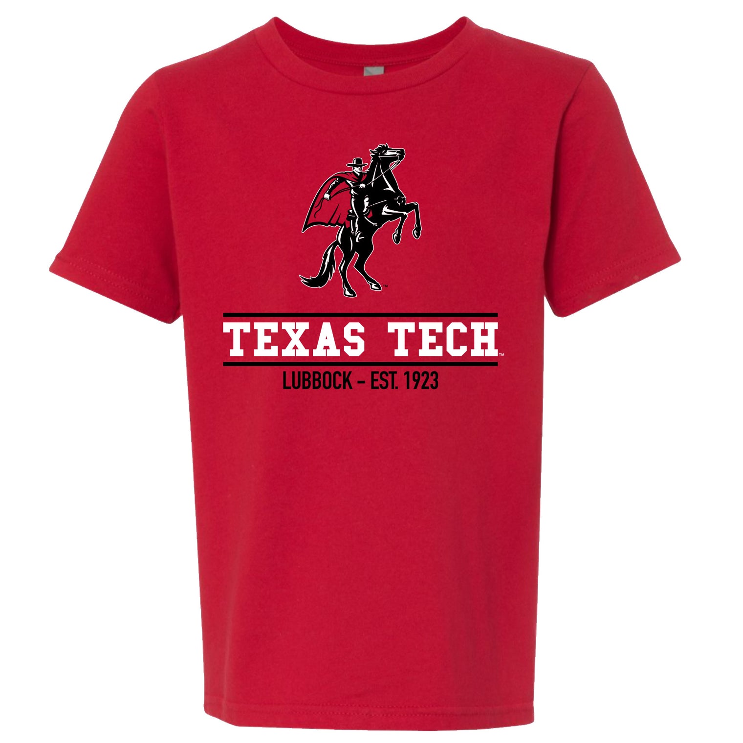 Youth QuarterFour Texas Tech Masked Rider S/S Tee