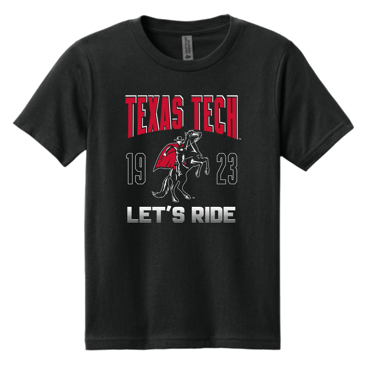 Youth QuarterFour Texas Tech Let's Ride S/S Tee