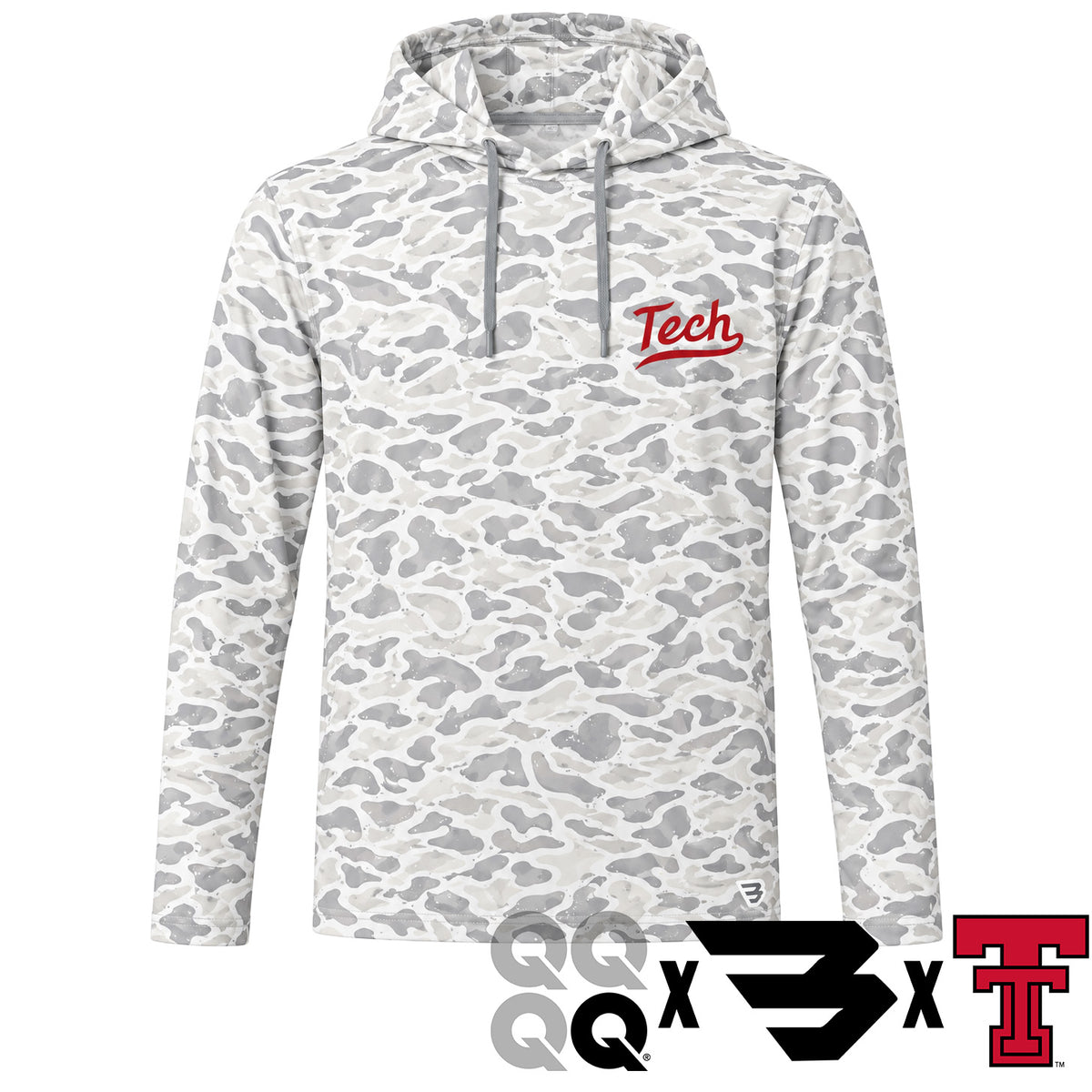 Men's QuarterFour x Burlebo x Texas Tech Performance Hoodie