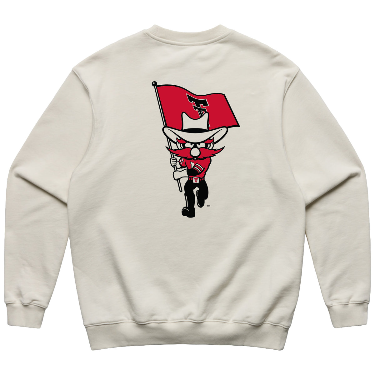 Adult QuarterFour Texas Tech Raider Red Flag Crew