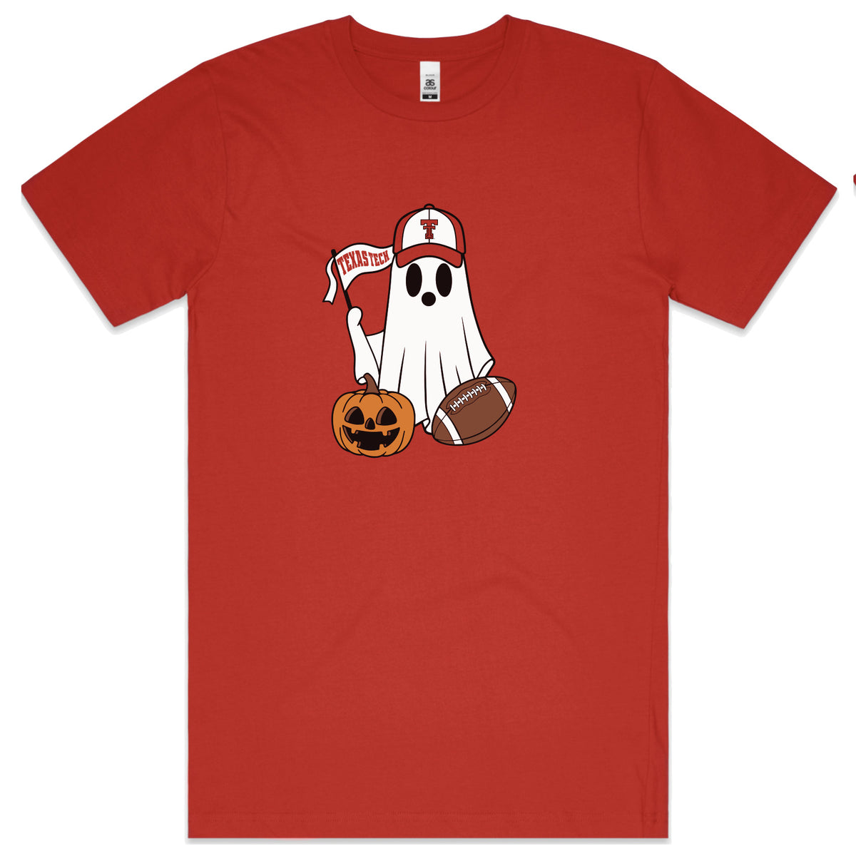 Adult QuarterFour Texas Tech Football Fan Ghost Tee