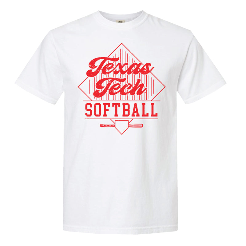 Adult QuarterFour Texas Tech Softball S/S Tee