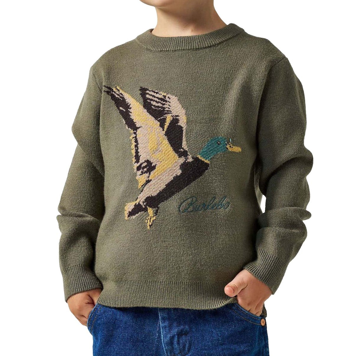 Youth Boys' Burlebo Cabin Duck Sweater