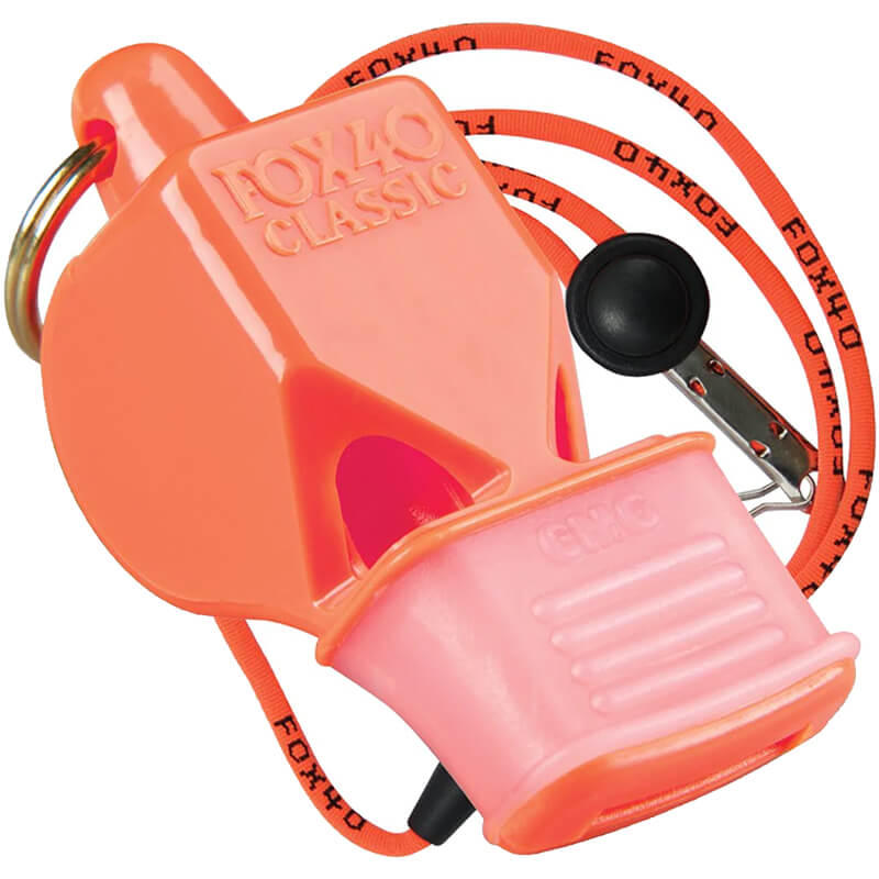 Tide-Rider Fox 40 Whistle With Lanyard