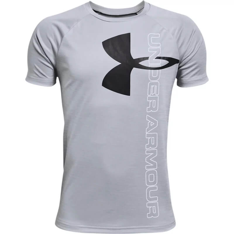 Youth Under Armour Tech Split Logo Hybrid S/S Tee