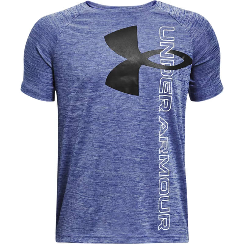 Youth Under Armour Tech Split Logo Hybrid S/S Tee