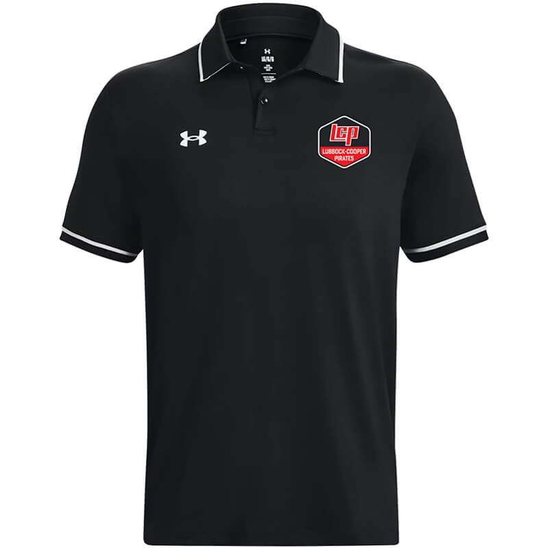 Men's QuarterFour Lubbock-Cooper Pirates Tipped Polo