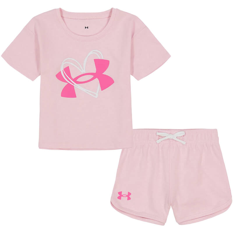 Infant Under Armour Jersey S/S Tee & Shorts Set