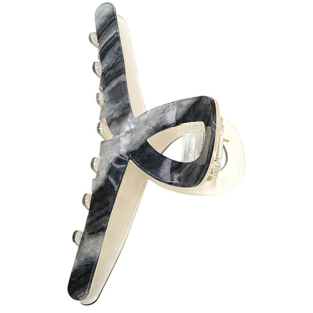 Large Marble Claw Clip