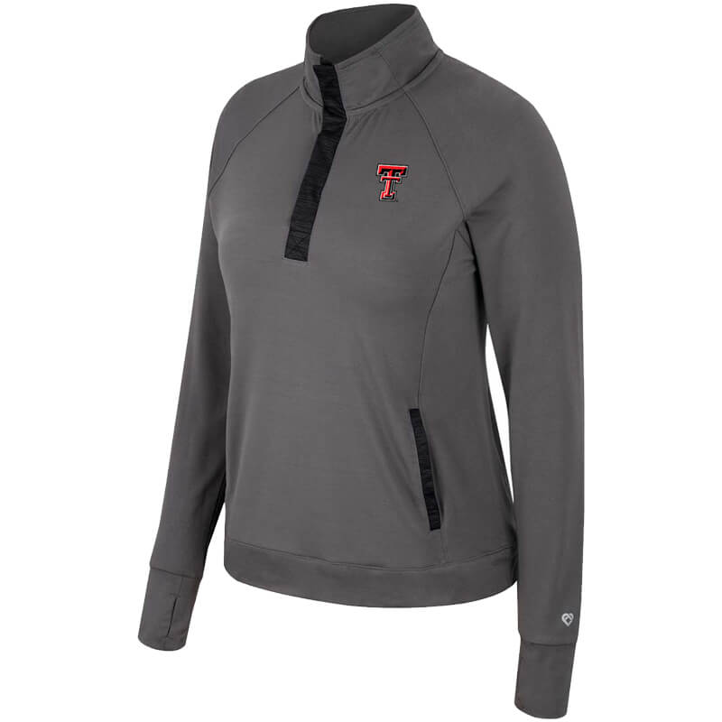 Women's Colosseum Texas Tech Pull The Switch 1/4 Zip
