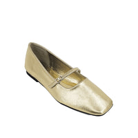Women's ShuShop Adele Golden Ballet Flats