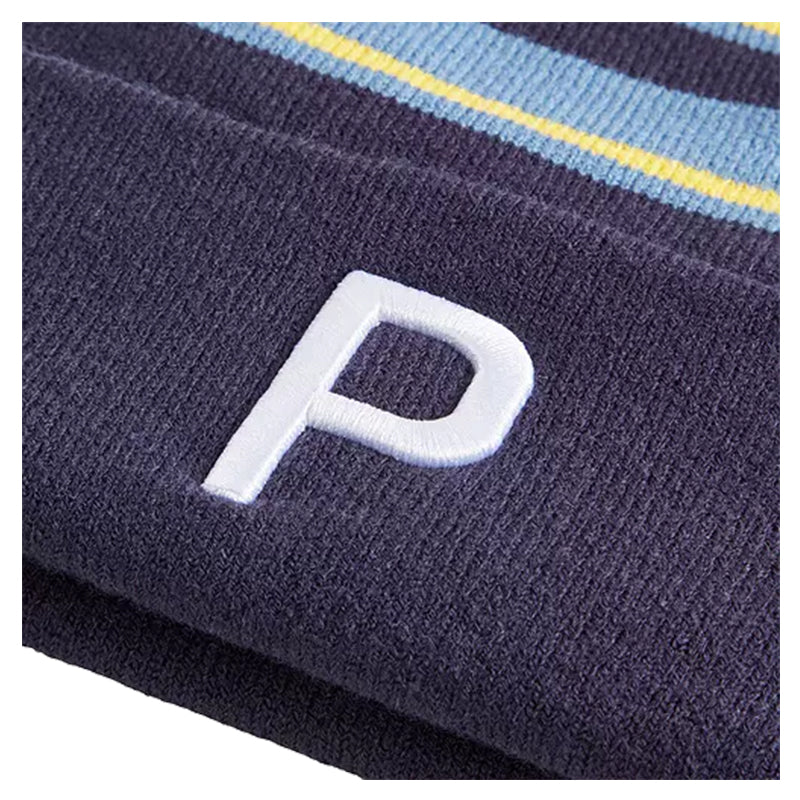 Adult Puma Stripe Pom Beanie