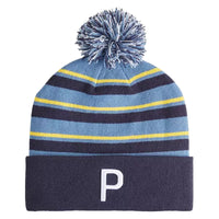 Adult Puma Stripe Pom Beanie