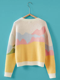Women's Pastel Horse Cardigan