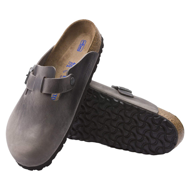 Adult Birkenstock Boston Soft Footbed Leather - Regular