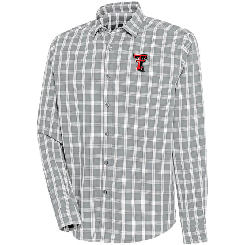 Men's Antigua Texas Tech Carry Long Button Down Shirt