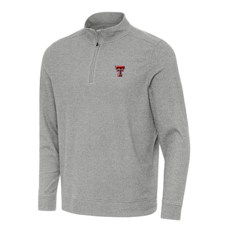 Men's Antigua Texas Tech Subtle Buffed 1/4 Zip