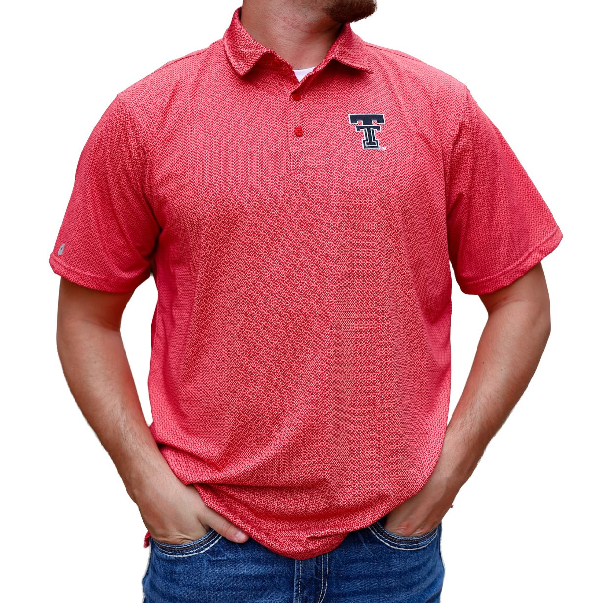 Men's Antigua Texas Tech Trickle Polo