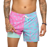 Men's Chubbies The Pacific Grids 5.5" Lined Classic Swim Trunk
