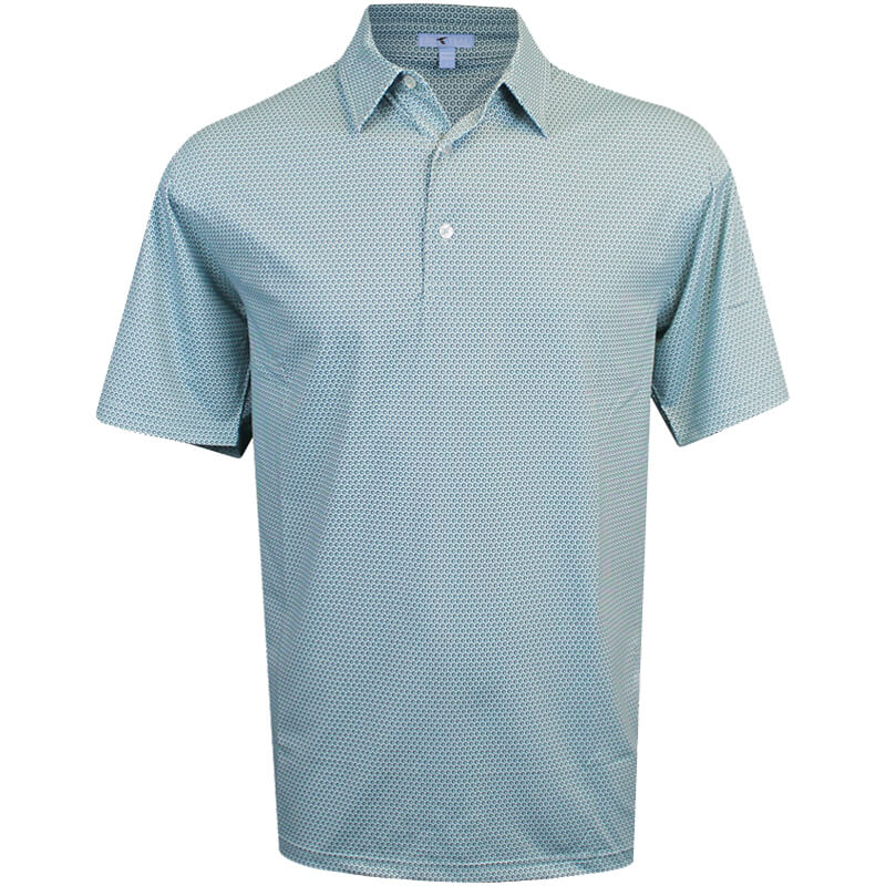 Men's GenTeal brrr Printed Performance Polo