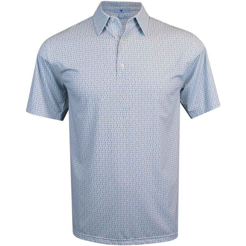 Men's GenTeal brrr Printed Performance Polo