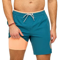 Men's Chubbies The Rusty Cobalt 7" Lined Classic Swim Trunk