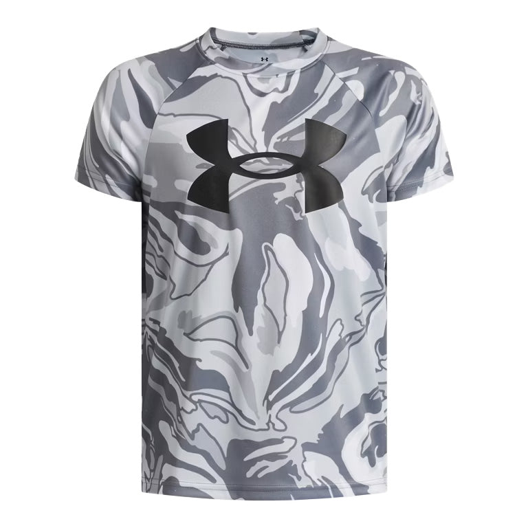 Youth Boys' Under Armour Tech Big Logo Printed S/S Tee