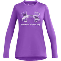 Youth Under Armour Tech Big Logo Print Fill L/S Tee