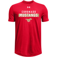Youth QuarterFour Under Armour Coronado Mustangs S/S Tee