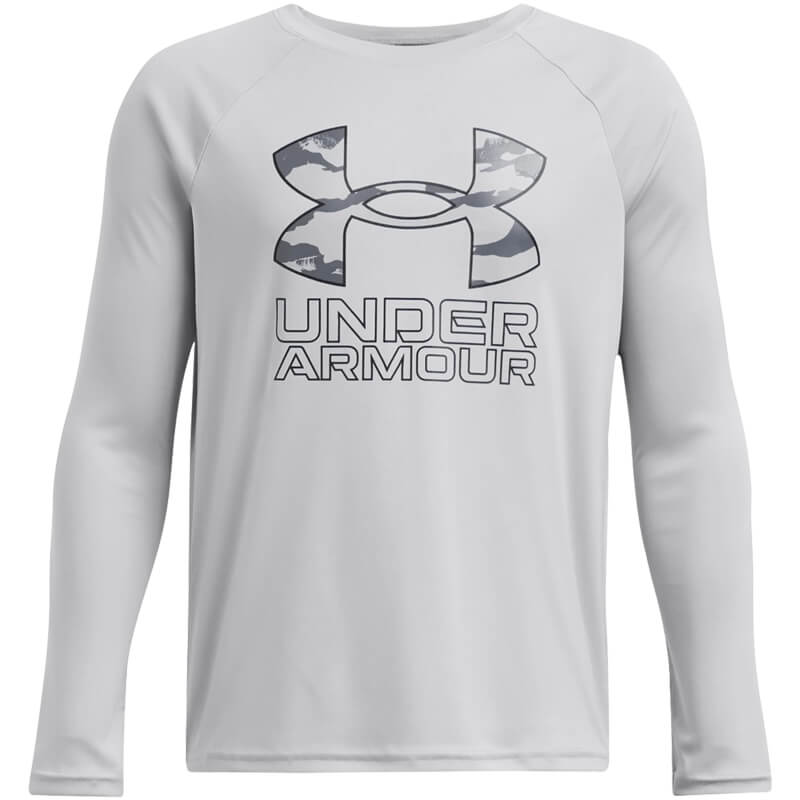 Youth Under Armour Hybrid Print Fill L/S Tee