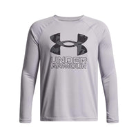 Youth Under Armour Hybrid Print Fill L/S Tee